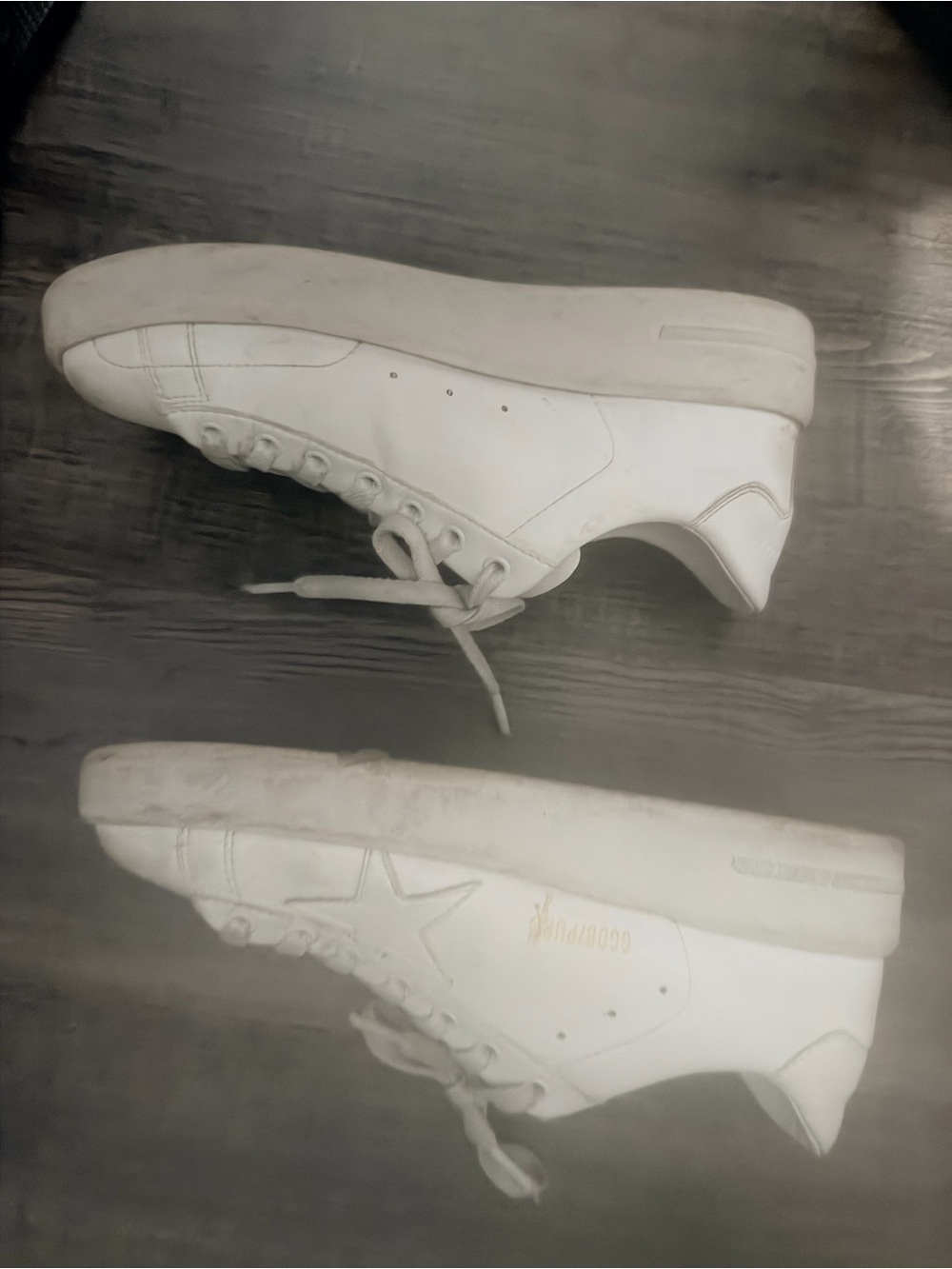 Authentic Golden Goose White Leather womens Sneakers - Picture 5 of 5